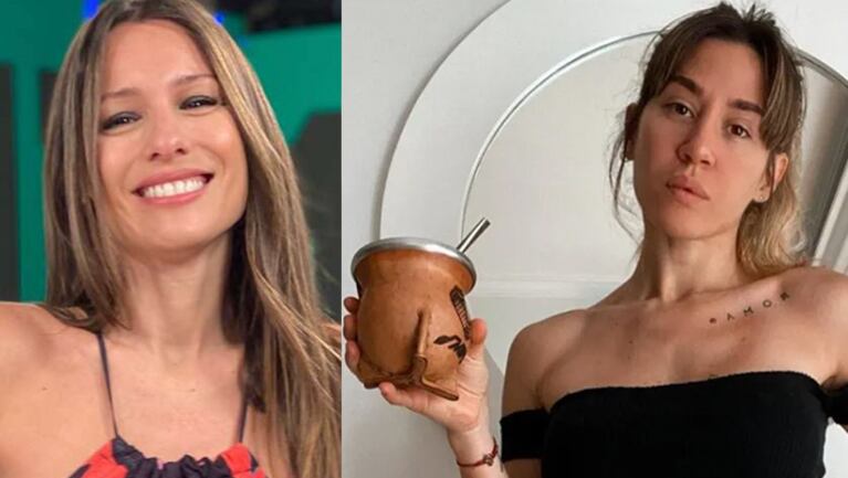Pampita se refirió a la fugaz aparición de Jime en la red.