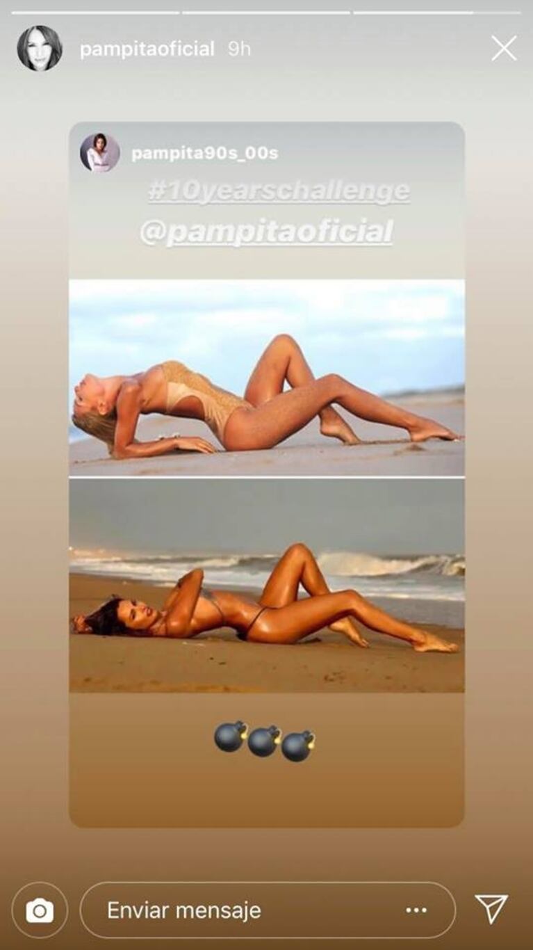 Pampita se sumó al '10 years challenge', el desafío furor en redes: ¡mirá cómo lucía hace una década!