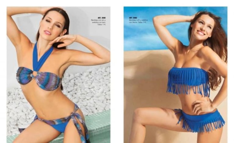 Pampita, sensual en una producción de trajes de baño para Ailyke.