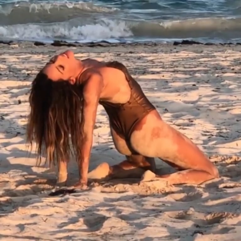 Pampita, súper sexy en las paradisíacas playas de México: "Cuando todo es perfecto para la foto perfecta"