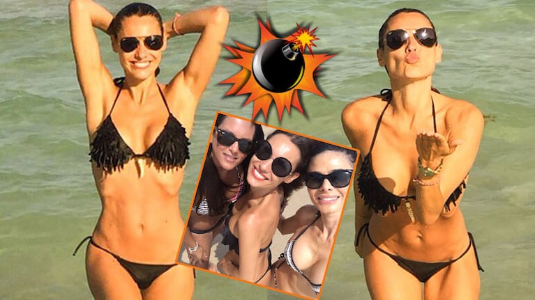 Pampita, una bomba sexy en las playas de Miami: ¡lomazo en el mar! 