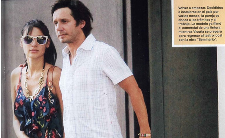 Pampita y Benjamín Vicuña (Foto: revista CARAS).