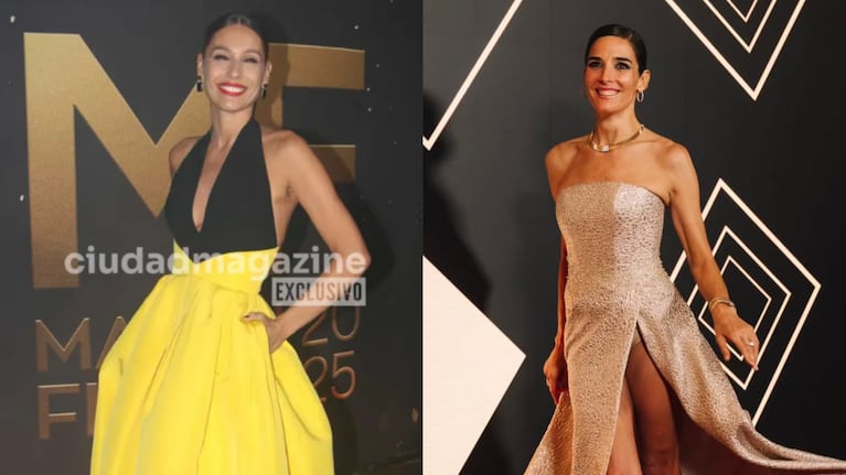 Pampita y Juana Viale, juntas en los Martín Fierro 2025: el video | Créditos: Instagram @juanavialeok y Ciudad Magazine