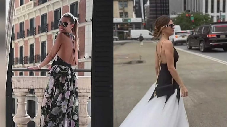 Pampita y la China Suárez (Fotos: capturas Ciudad Magazine)