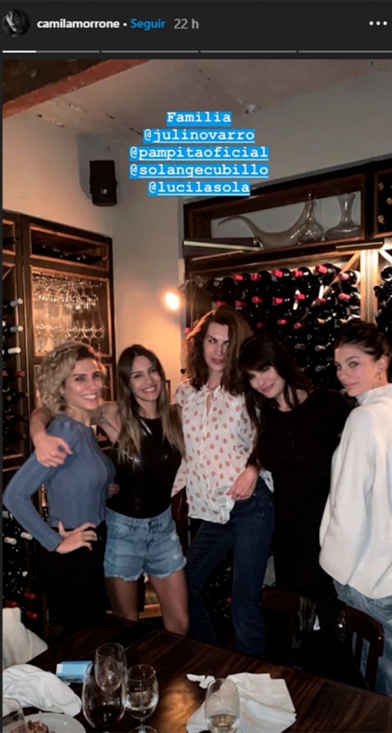 Pampita y Mariano Balcarce: festejo top con Lucila Polak y Camila Morrone, la novia de Leo DiCaprio