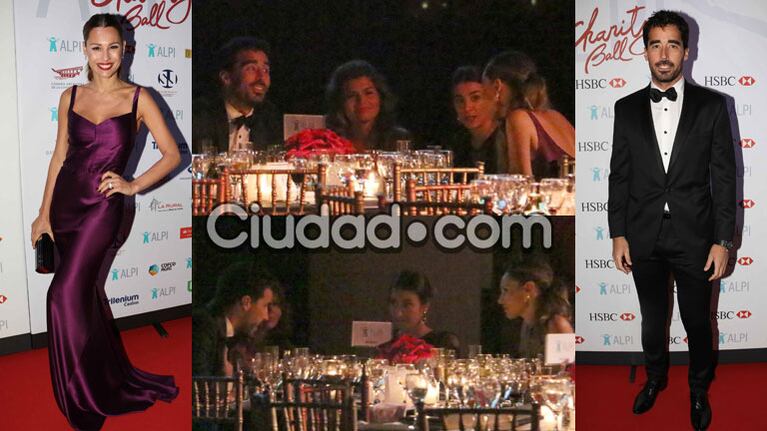 Pampita y Nacho Viale se reencontraron en la gala de ALPI (Fotos: Movilpress).