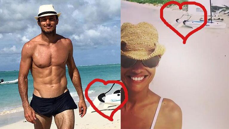Pampita y Pico Mónaco, juntos en Miami. 