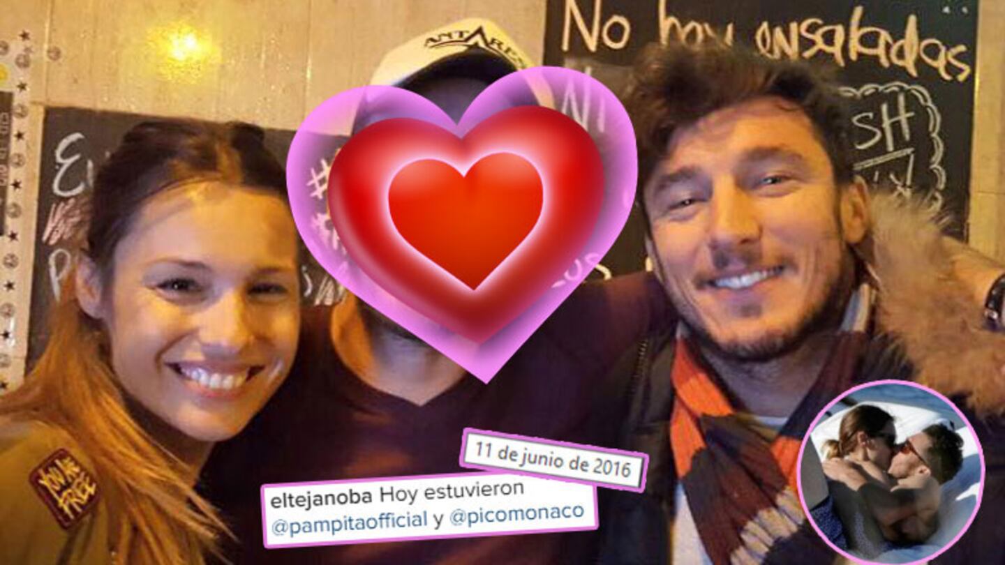 Pampita y Pico Mónaco, juntos en un romántico almuerzo palermitano. (Foto: Facebook)