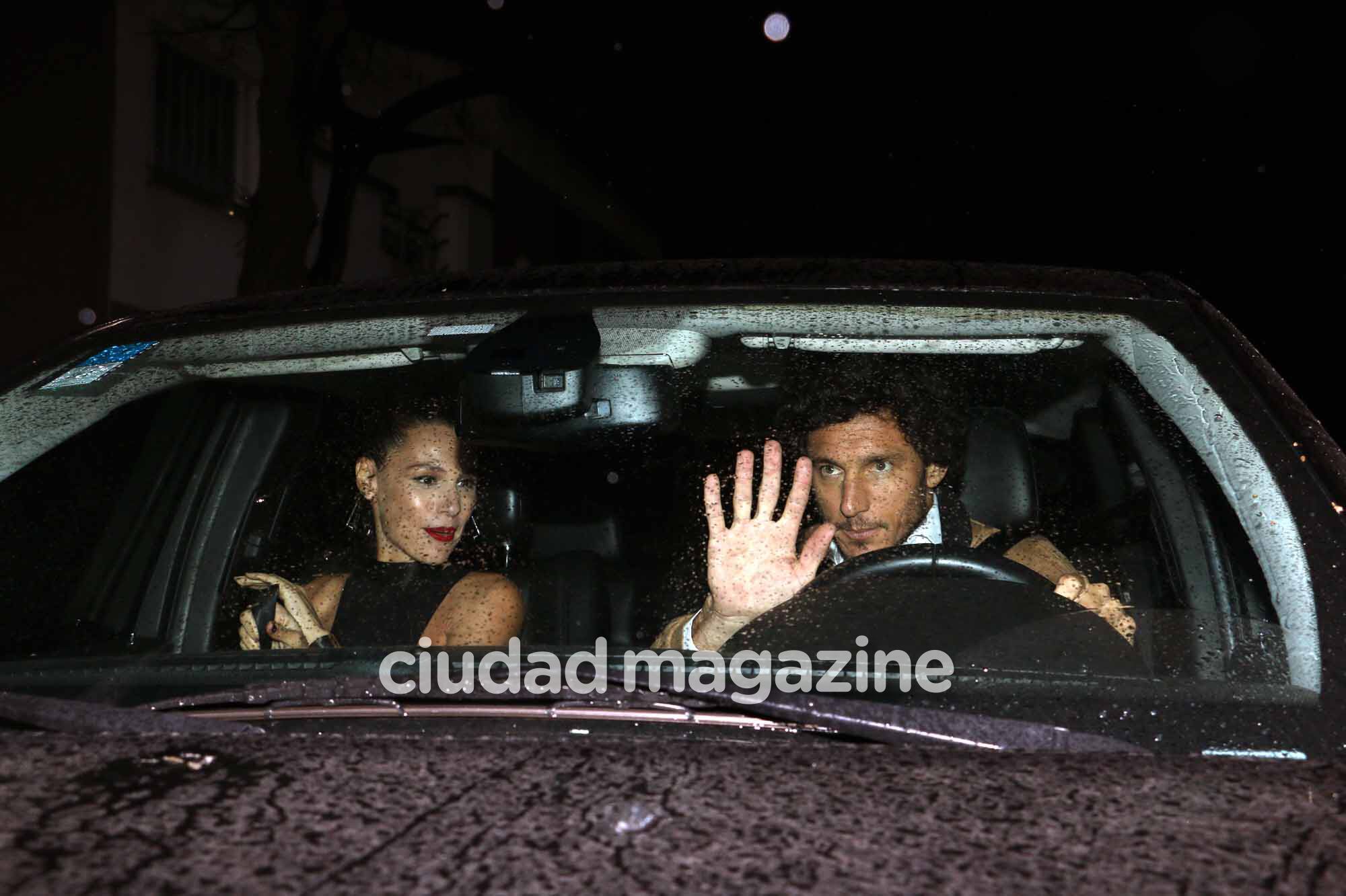 Pampita y Pico Mónaco, juntos y enamorados en la noche porteña  (Fotos: Movilpress).