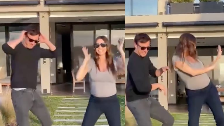 Pampita y Roberto bailaron al ritmo de Tini y María Becerra.