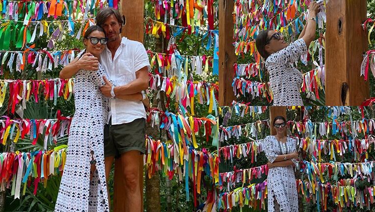 Pampita y Roberto dieron las gracias en México.