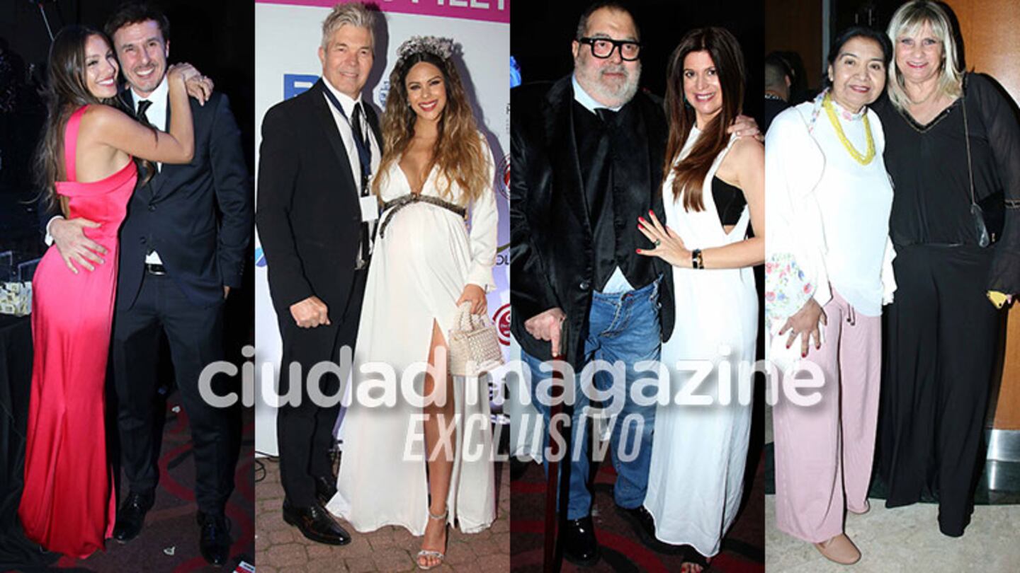 Pampita y Roberto García Moritán, Barby Franco y Fernando Burlando, Jorge Lanata y Elva Marcovecchio y Claudia Valenzuela en la Cena Anual de la Fundación Margarita Barrientos (Fotos: Movilpress).  