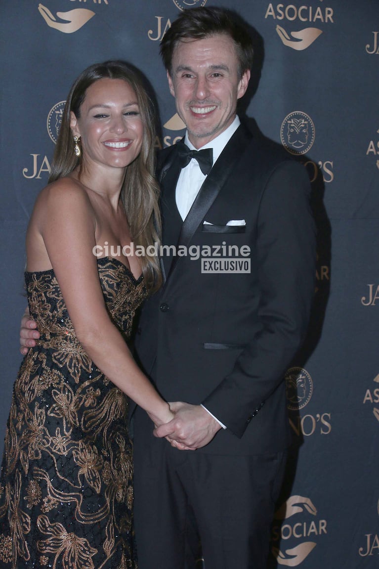 Pampita y Roberto García Moritán en la gala de Asociar (Foto: Movilpress).