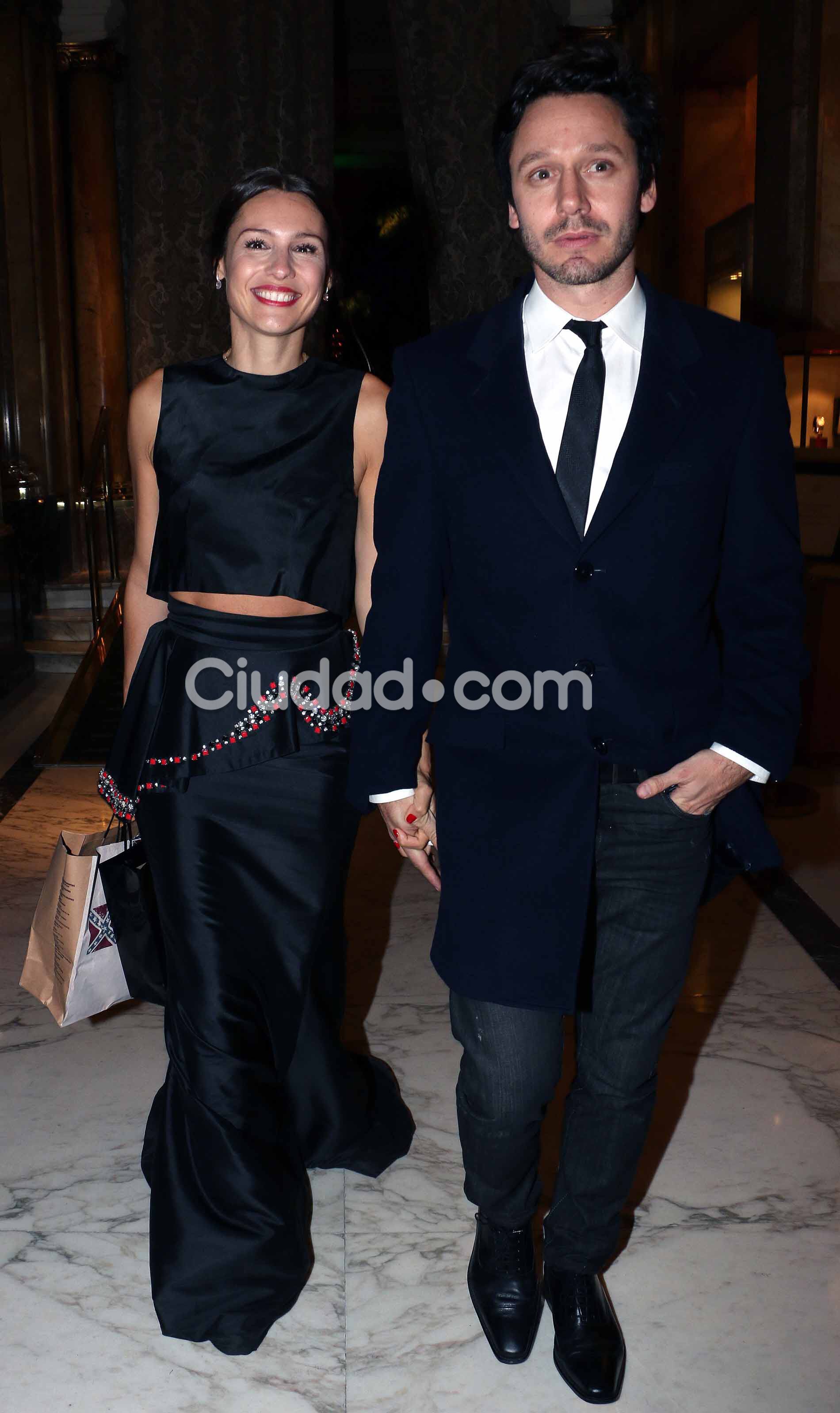 Pampita y Vicuna, en la gala de Fundaleu. (Foto: Movilpress)