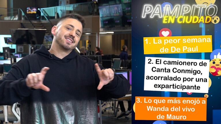 Pampito en Ciudad: Wanda en el peor Día de la Madre, De Paul desconsolado y el camionero del Canta acorralado