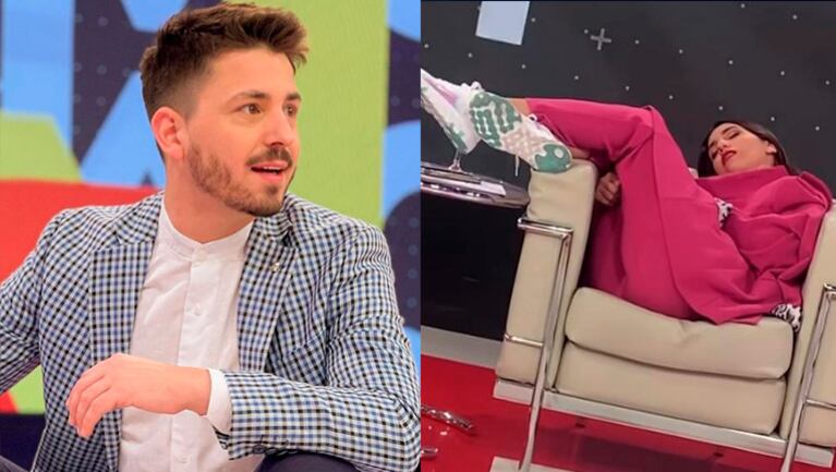 Pampito mandó al frente a Cinthia Fernández durmiendo en el corte y ella explicó el motivo.