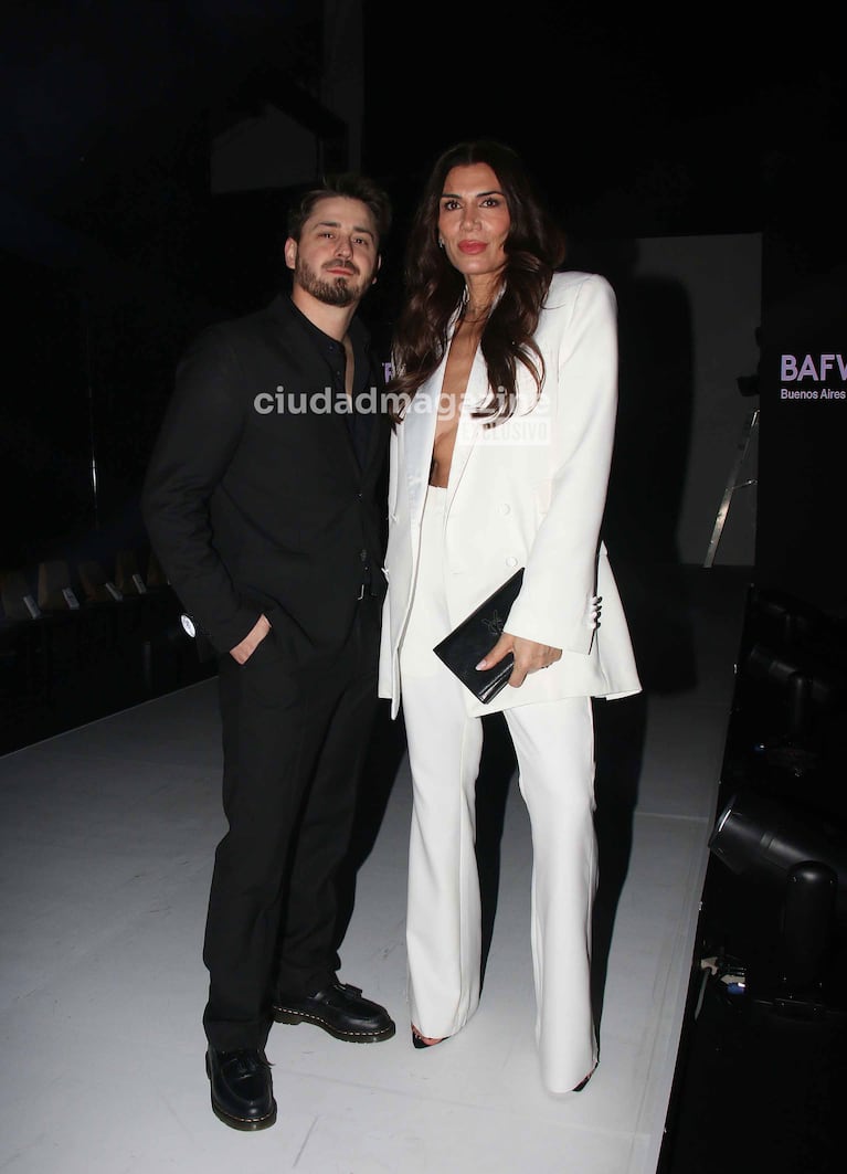 Pampito y Flor de la Ve en el BAFWEEK (Foto: Movilpress).