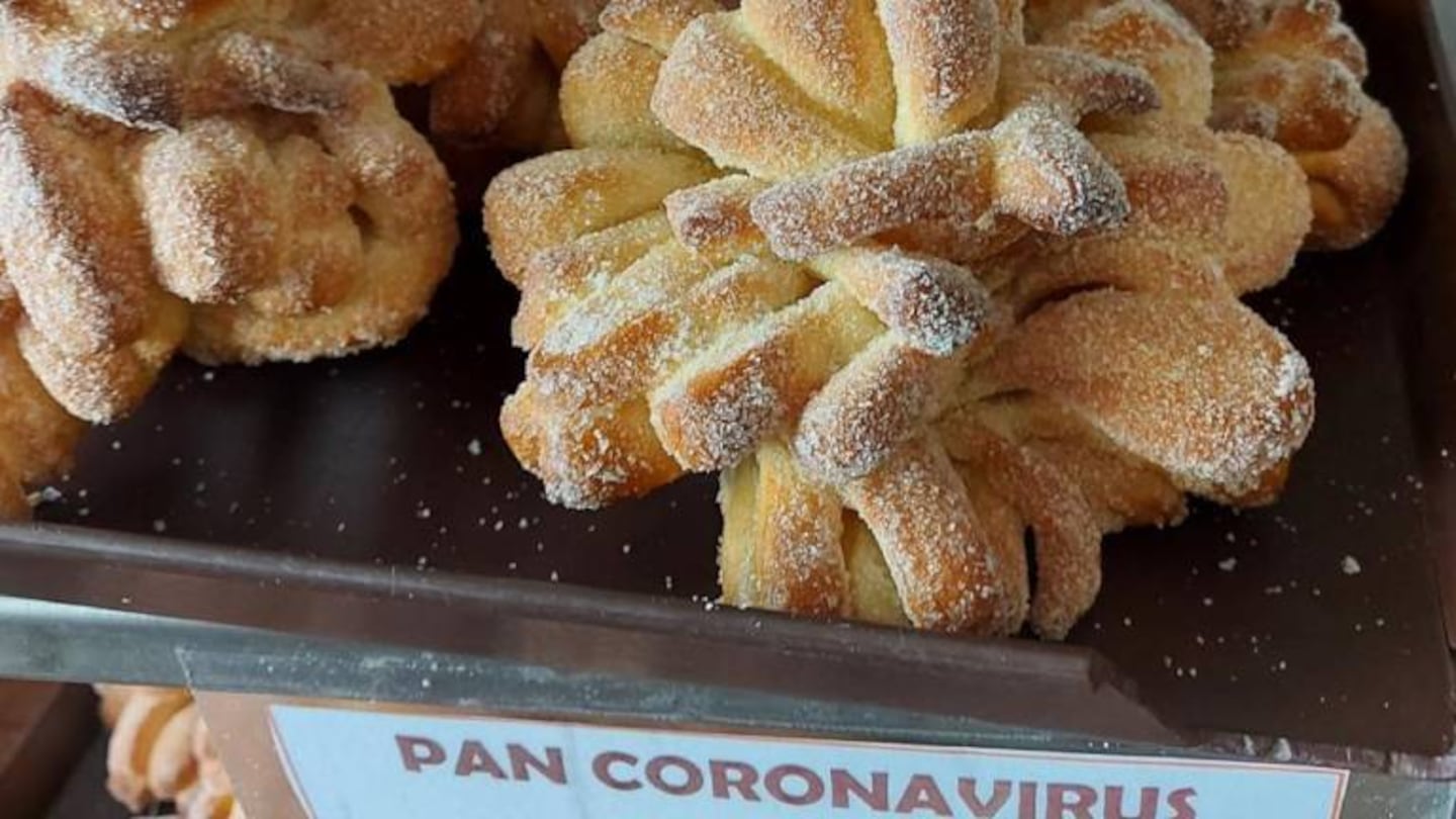 Pan “coronavirus: la nueva oferta de una panadería mexicana