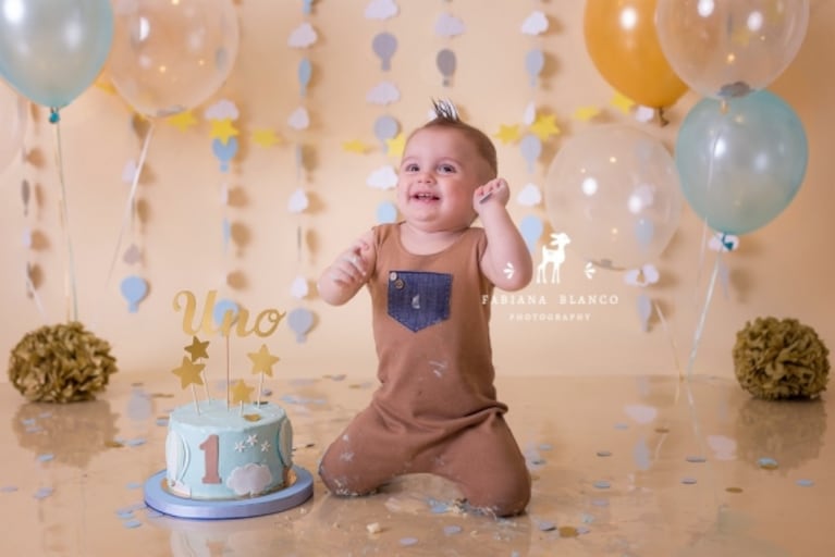 Panam celebró el primer año de Bautista y su bautismo: "Él vino a llenar de alegría a la familia" 