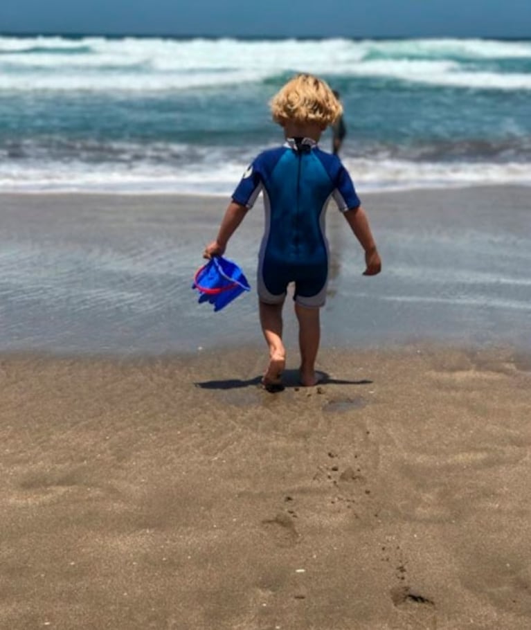 ¡Pancita al sol! Los días de amor y playa de la China Suárez y Benjamín Vicuña en Chile 