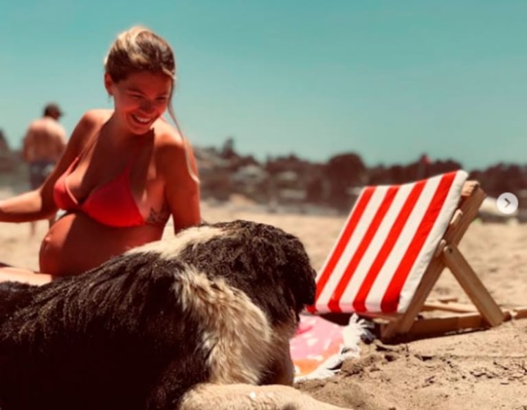 ¡Pancita al sol! Los días de amor y playa de la China Suárez y Benjamín Vicuña en Chile