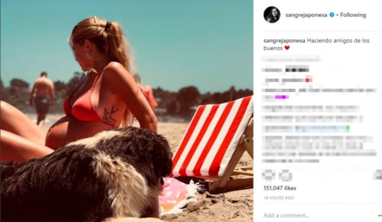 ¡Pancita al sol! Los días de amor y playa de la China Suárez y Benjamín Vicuña en Chile