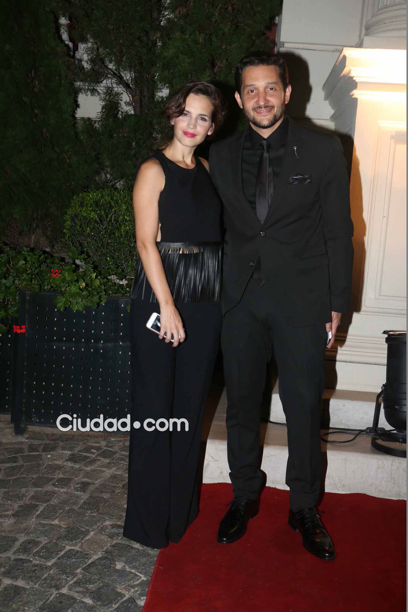 Paoloski y Garciarena, en la fiesta de Pampita y Benjamín Vicuña (Foto: Movilpress)