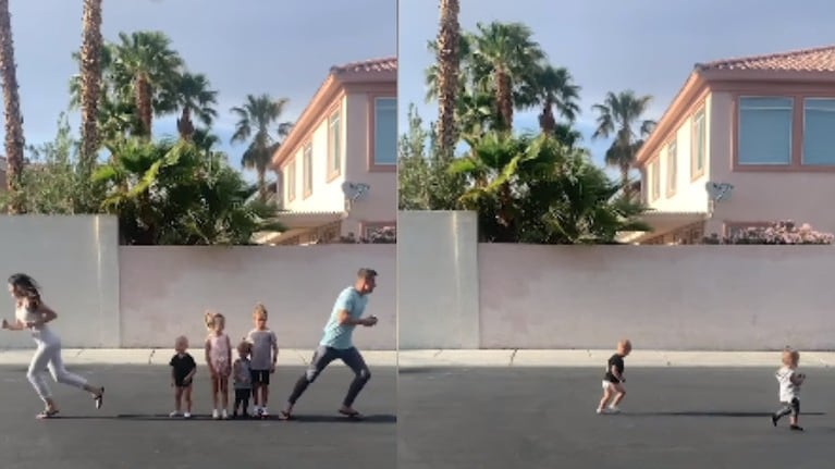 ¿Papá o mamá?: Estos padres corren en direcciones opuestas para ver a quién eligen sus hijos