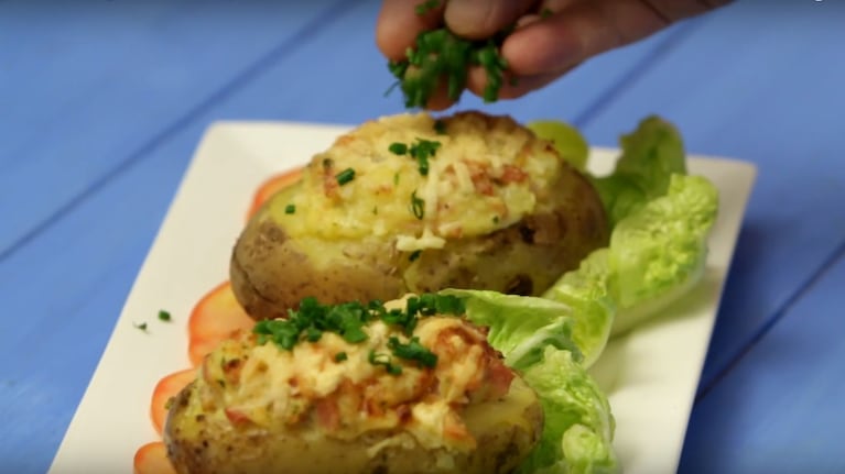 Papas rellenas gratinadas. Foto: Cucinare.TV.