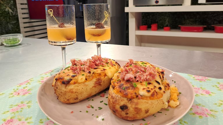 Papas rellenas, una receta que sale dorada y crocante. Foto: Cucinare TV