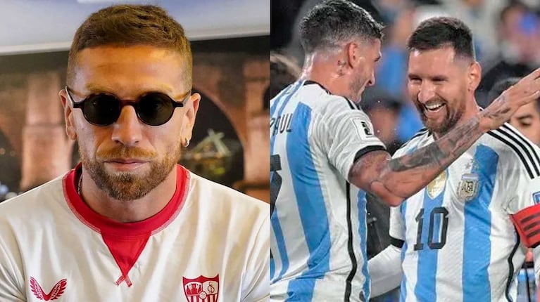 Papu Gómez y la Selección Argentina (Fotos: Instagram)