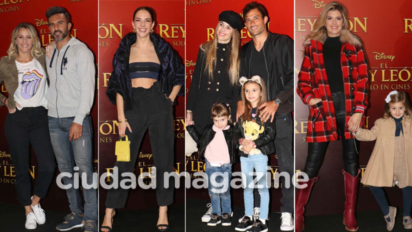 ¡Para grandes y chicos! Hall de famosos en la avant premier de El Rey León: mirá todos los looks