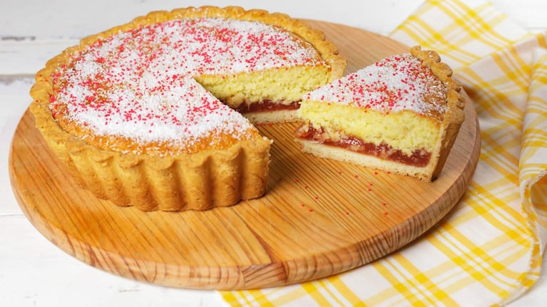 Para salir del típico dulce de leche: Tarta de coco y membrillo