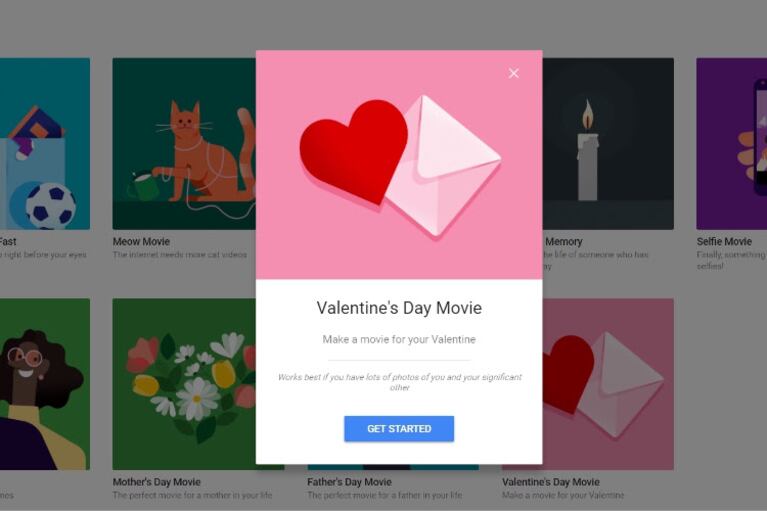Para San Valentín podés crear una película con Google Fotos