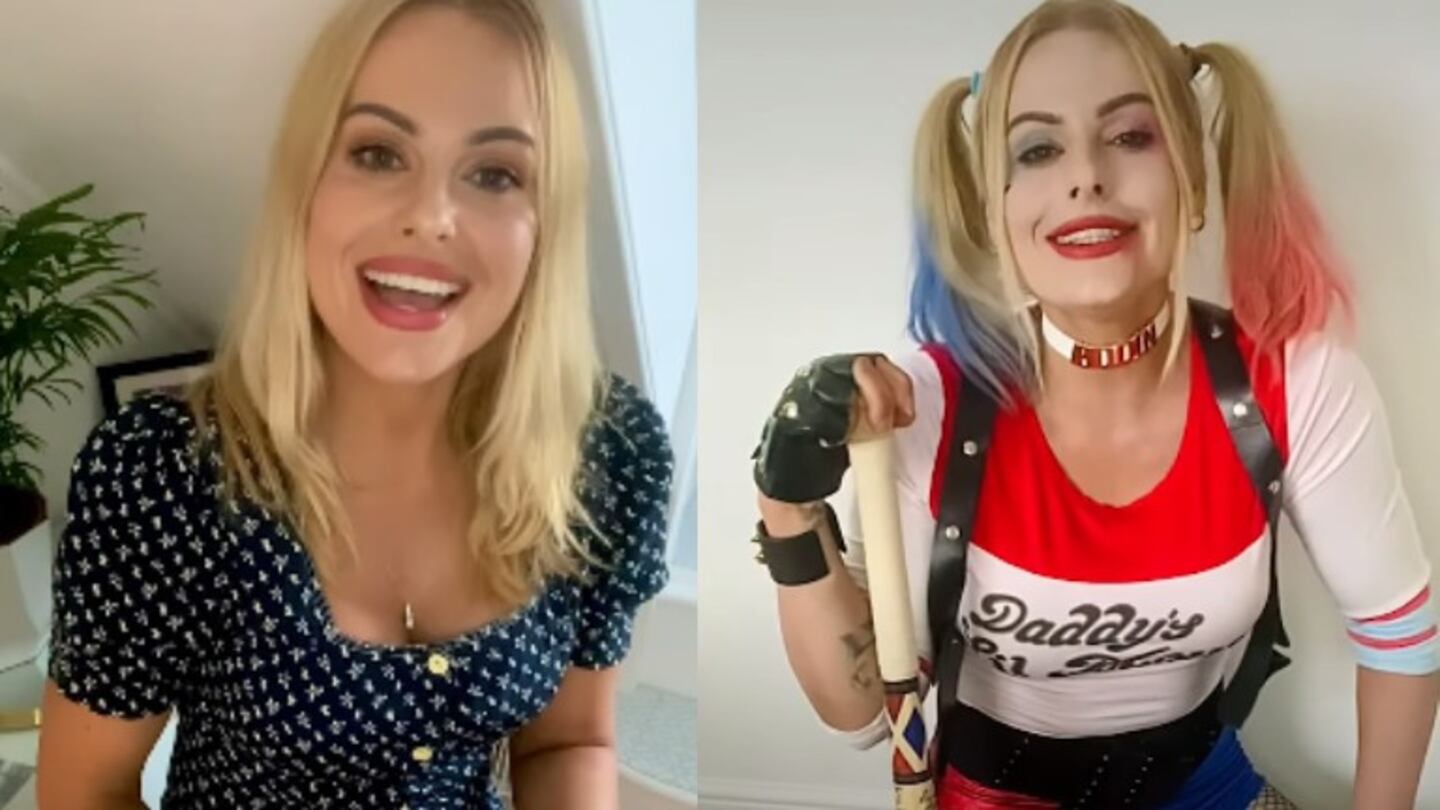 Parecerse a la actriz Margot Robbie está ayudando a esta madre a ganarse un dinero extra como su doble