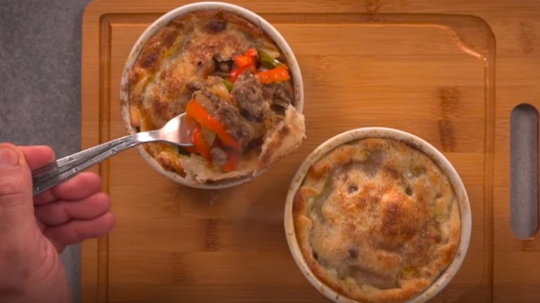 Pastel de carne y verdura. Foto: Cucinare