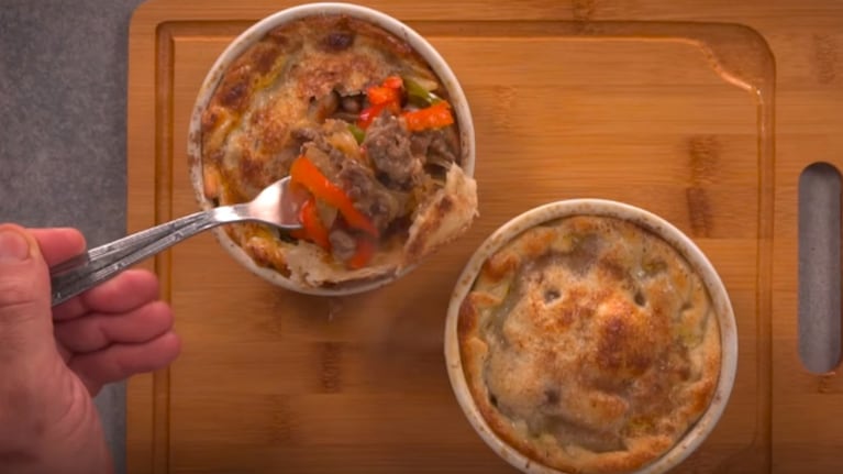 Pastel de carne y verdura. Foto: Cucinare