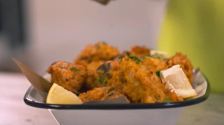 Pataniscas de bacalao: receta fácil, paso a paso 