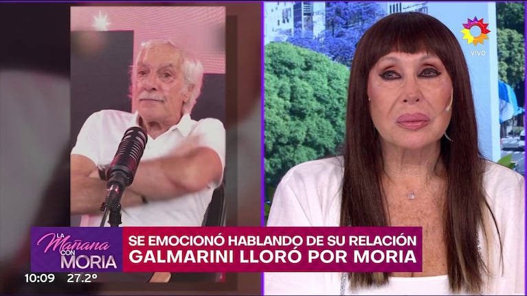 Pato Galmarini y Moria Casán.