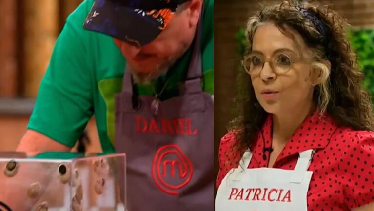 Patricia lamentó que en el programa cocinaran caracoles vivos.