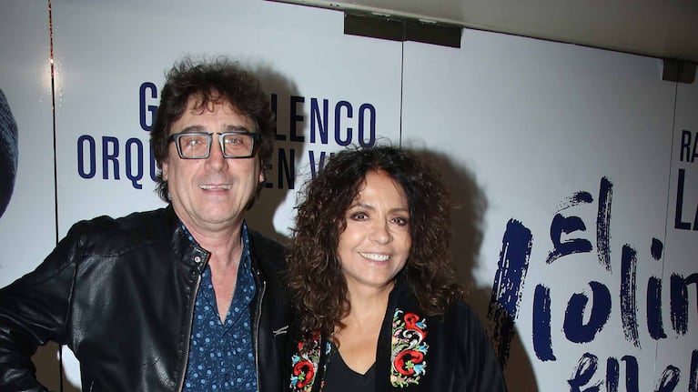 Patricia Sosa y Oscar Mediavilla, en el estreno de El violinista en el tejado. Foto: Movilpress.
