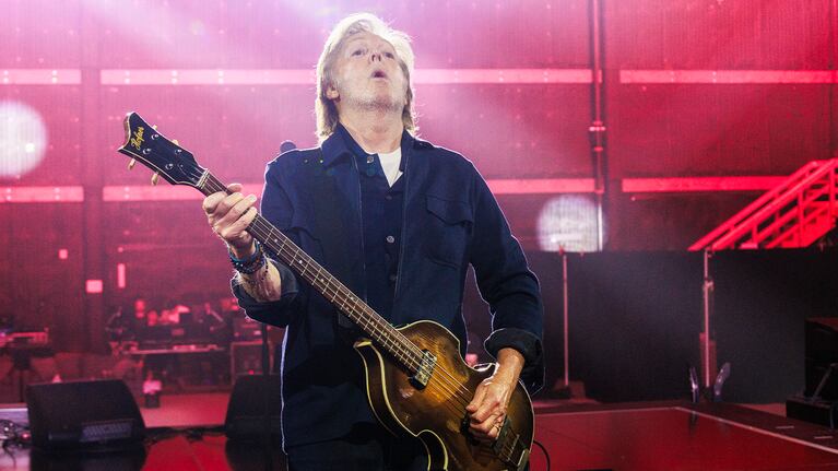 Paul McCartney durante el último ensayo antes de su gira.