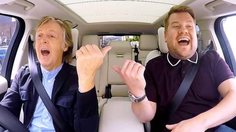 Paul McCartney y James Corden