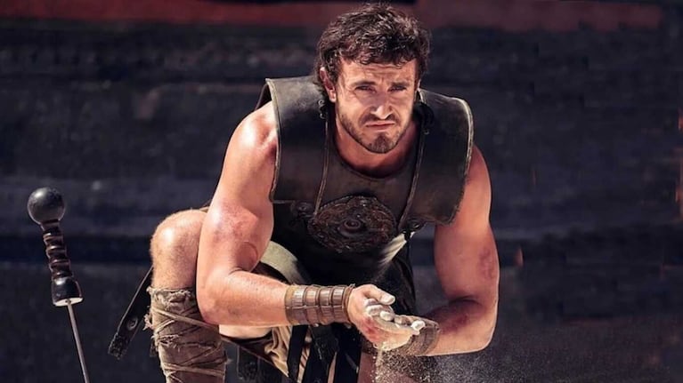 Paul Mescal es el protagonista de 'Gladiador II', la secuela de la película dirigida por Ridley Scott. Foto: Paramount.