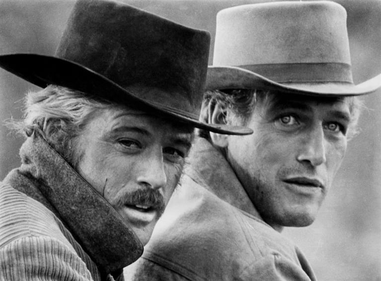 Paul Newman y Robert Redford en Butch Cassidy and the Sundance Kid.