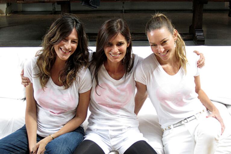 Paula Cahen D Anvers con sus amigas Dolores Trull y Andrea Bursten. (Foto: Web)