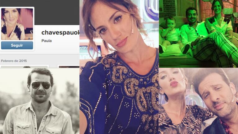 Paula Chaves abrió su Instagram y causó furor (Fotos: Instagram y Twitter).