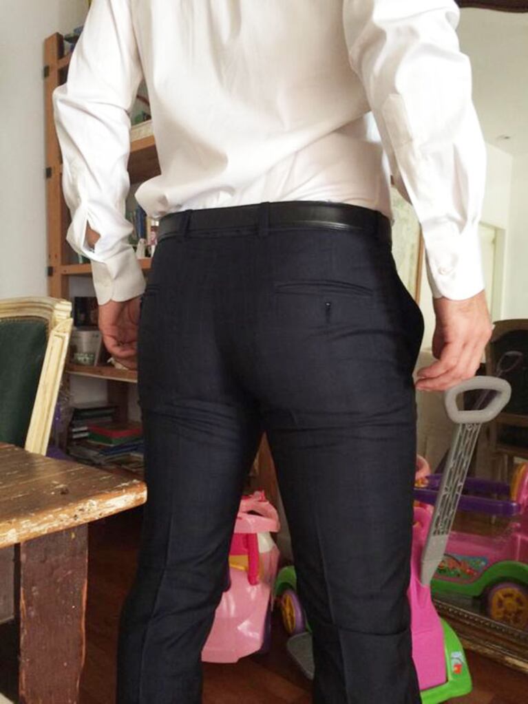 Paula Chaves bromeó sobre el look (¡y la cola!) de Pedro Alfonso (Foto: Twitter). 