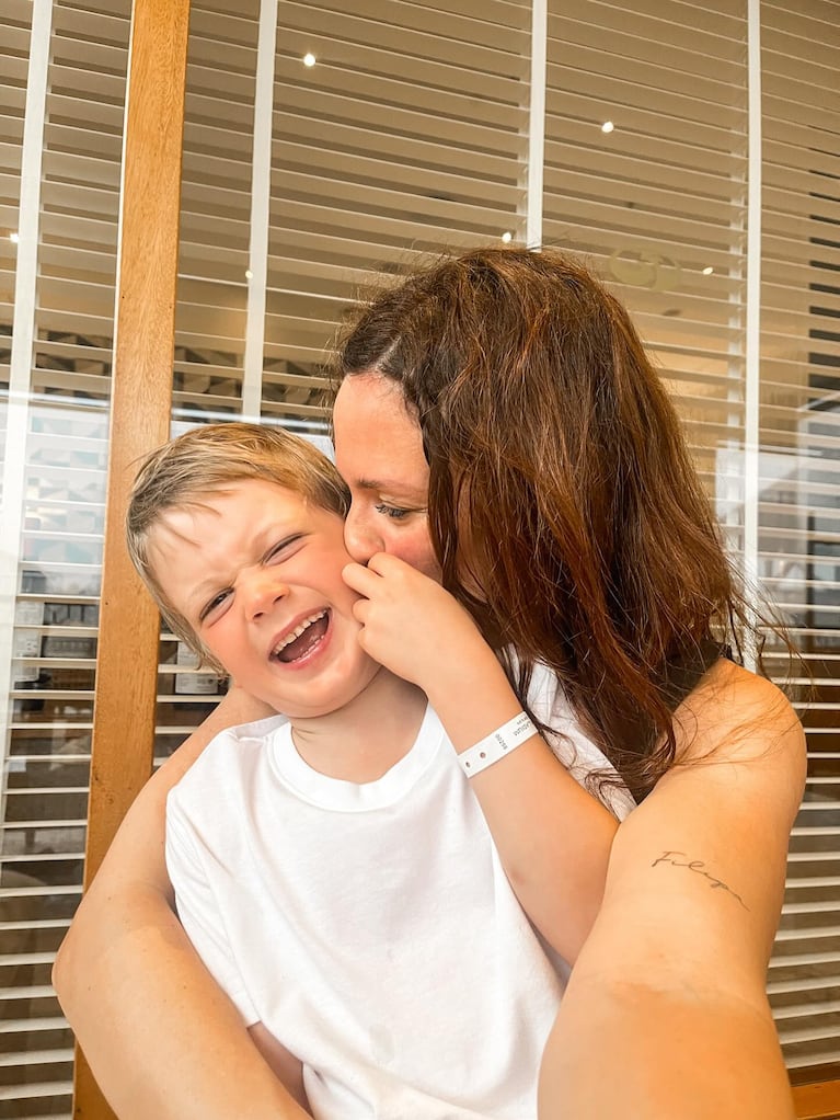Paula Chaves celebró el cumpleaños de su hijo Baltazar con un tierno mensaje. Crédito: Instagram