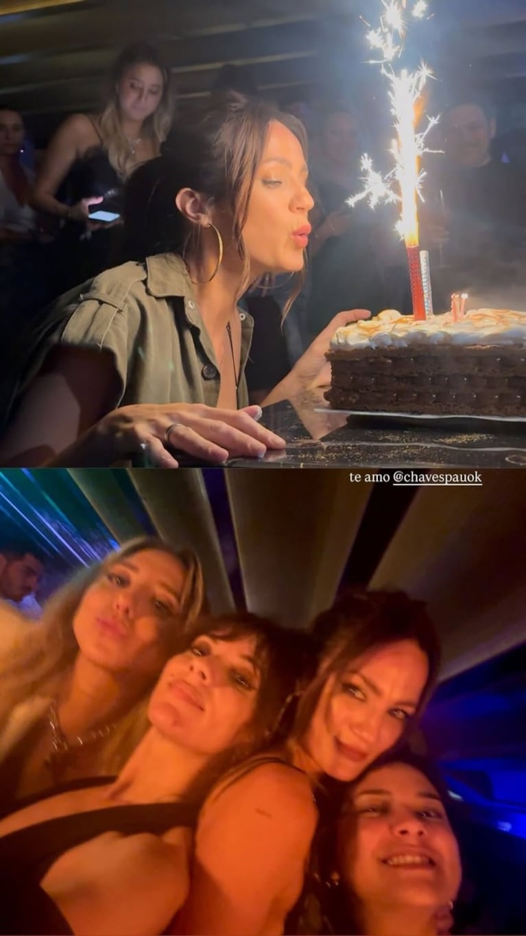 Paula Chaves celebró sus 41 años con una divertida fiesta: “Soy una afortunada y agradecida” | Créditos: instagram @chavespauok